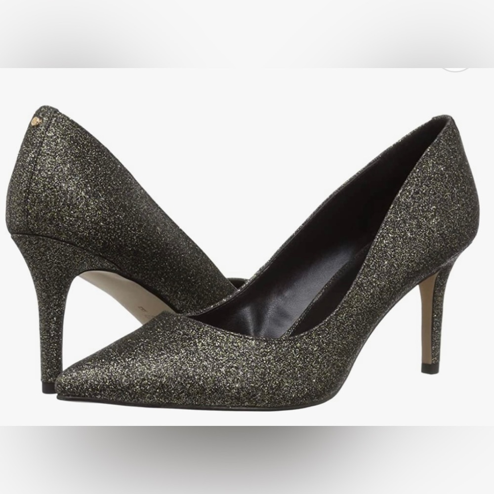 BCBGeneration Black Glitter Heels